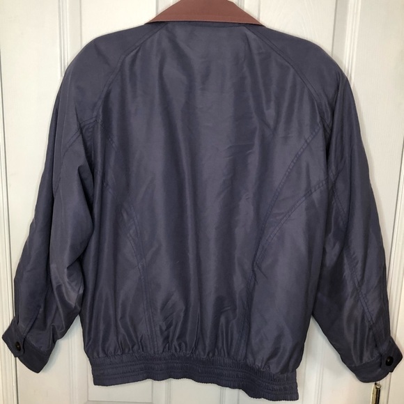 Vintage Purple & Pink Zip Up Bomber Jacket Large - Picture 4 of 7